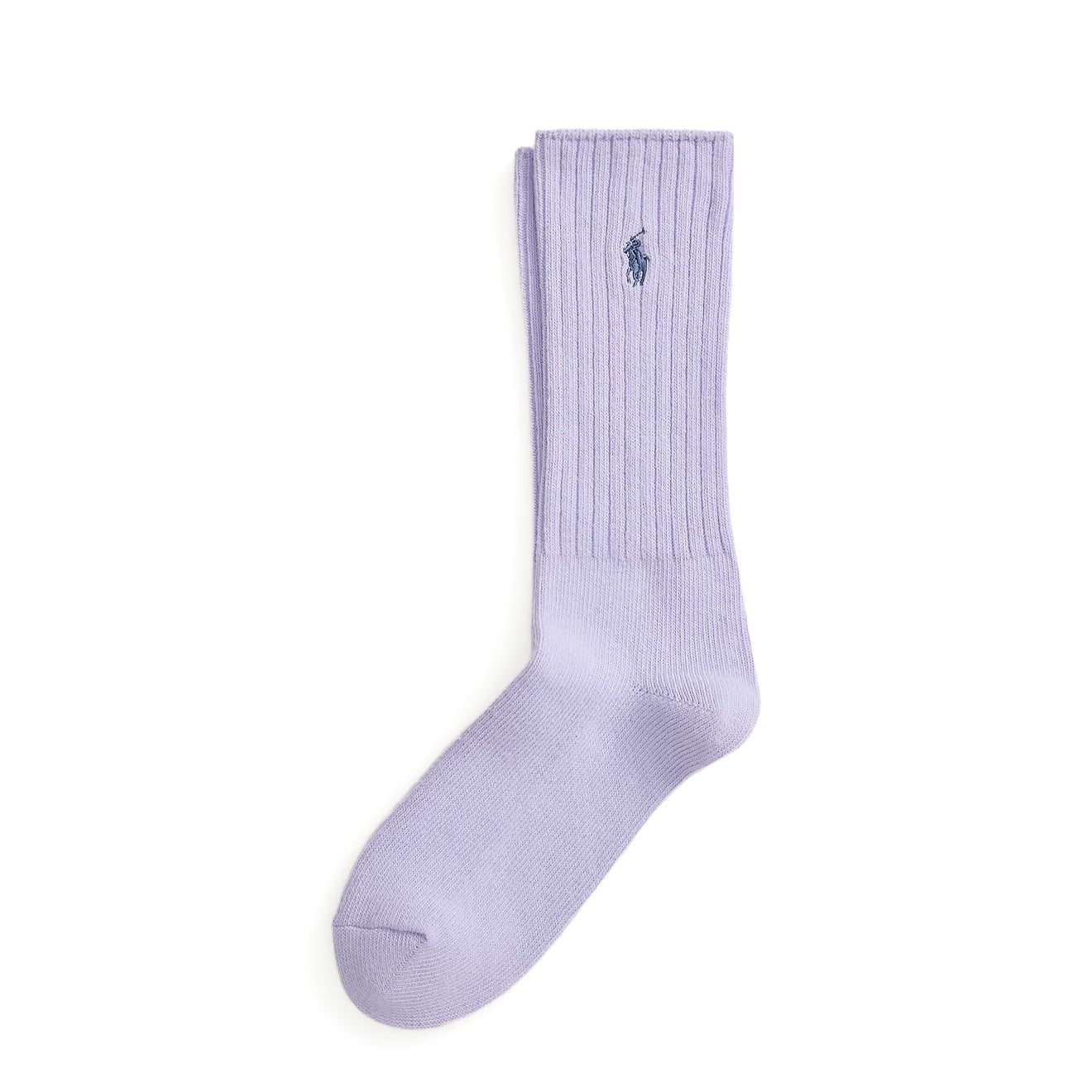 Polo Ralph Lauren Signature Pony Cotton - Blend Crew Socks Flower Purple