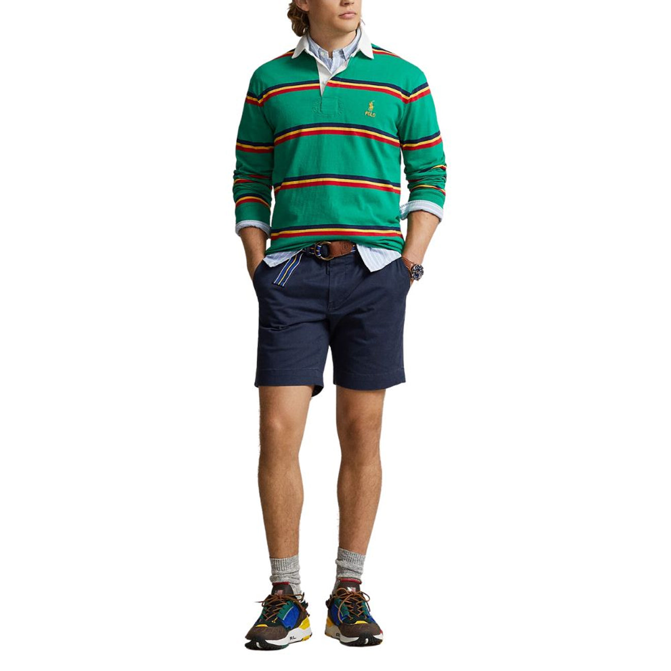 Polo Ralph Lauren Straight Fit Bedford Short Classic Nautical Ink - The Sporting Lodge