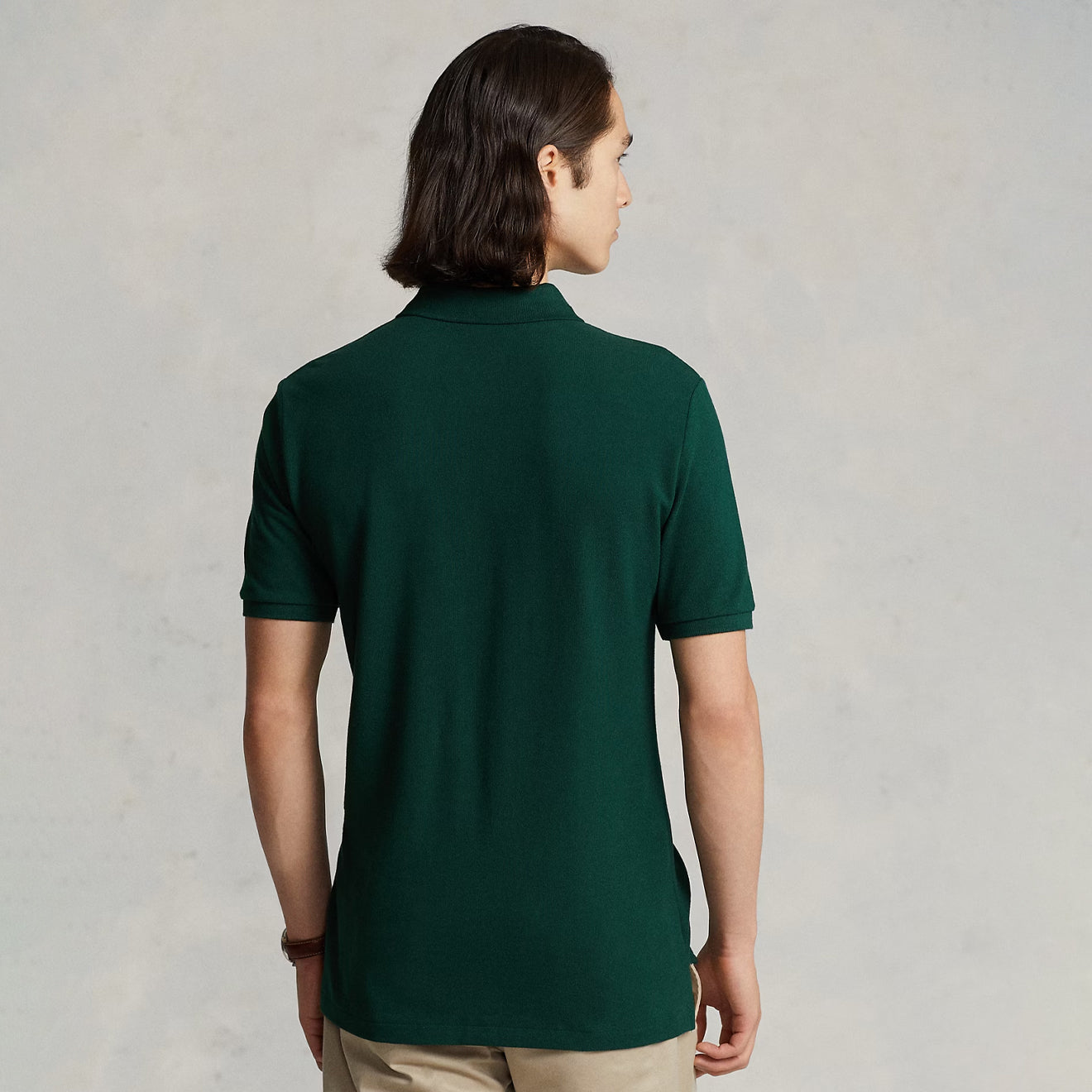 Polo Ralph Lauren The Iconic Mesh Polo Shirt College Green - The Sporting Lodge