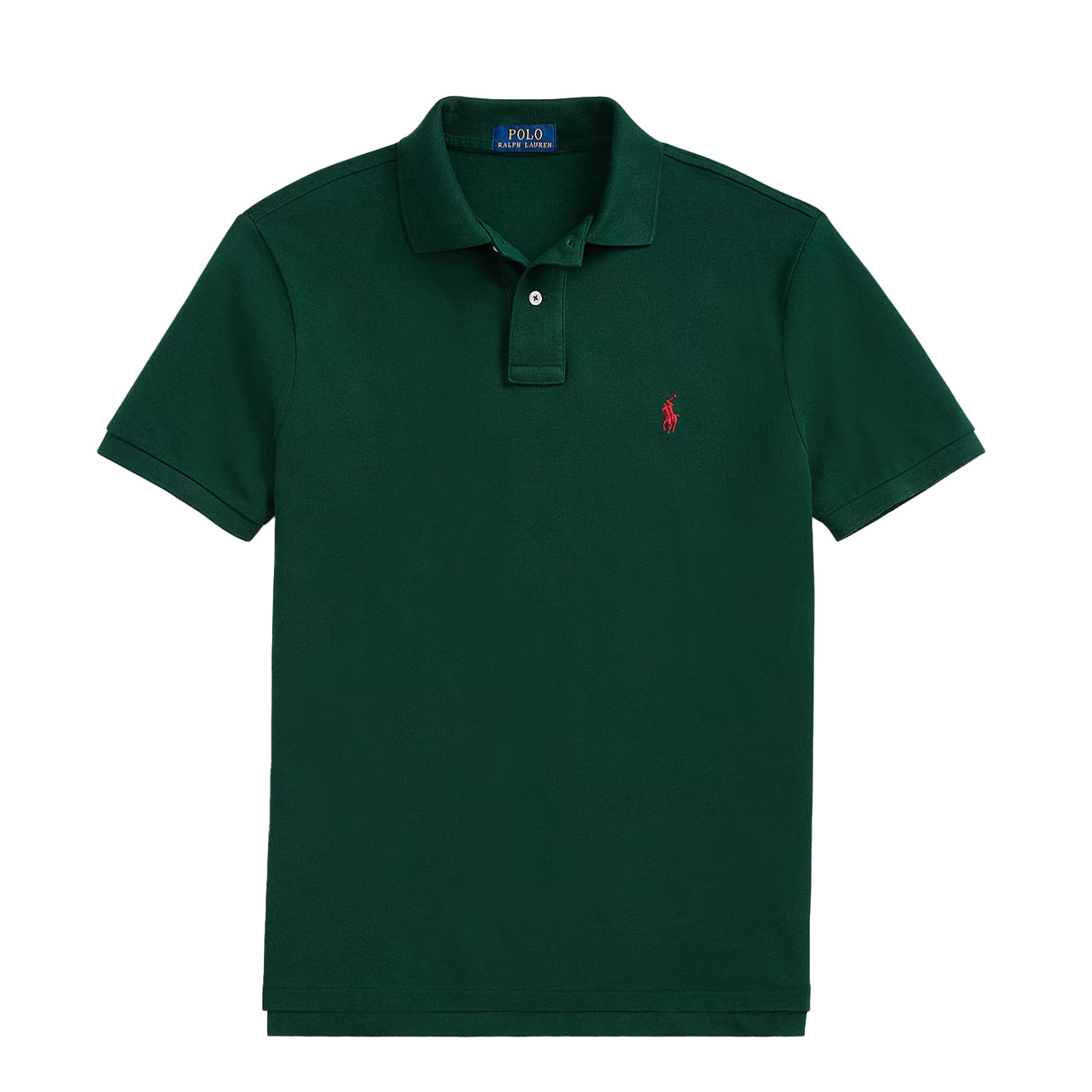 Polo Ralph Lauren The Iconic Mesh Polo Shirt College Green - The Sporting Lodge