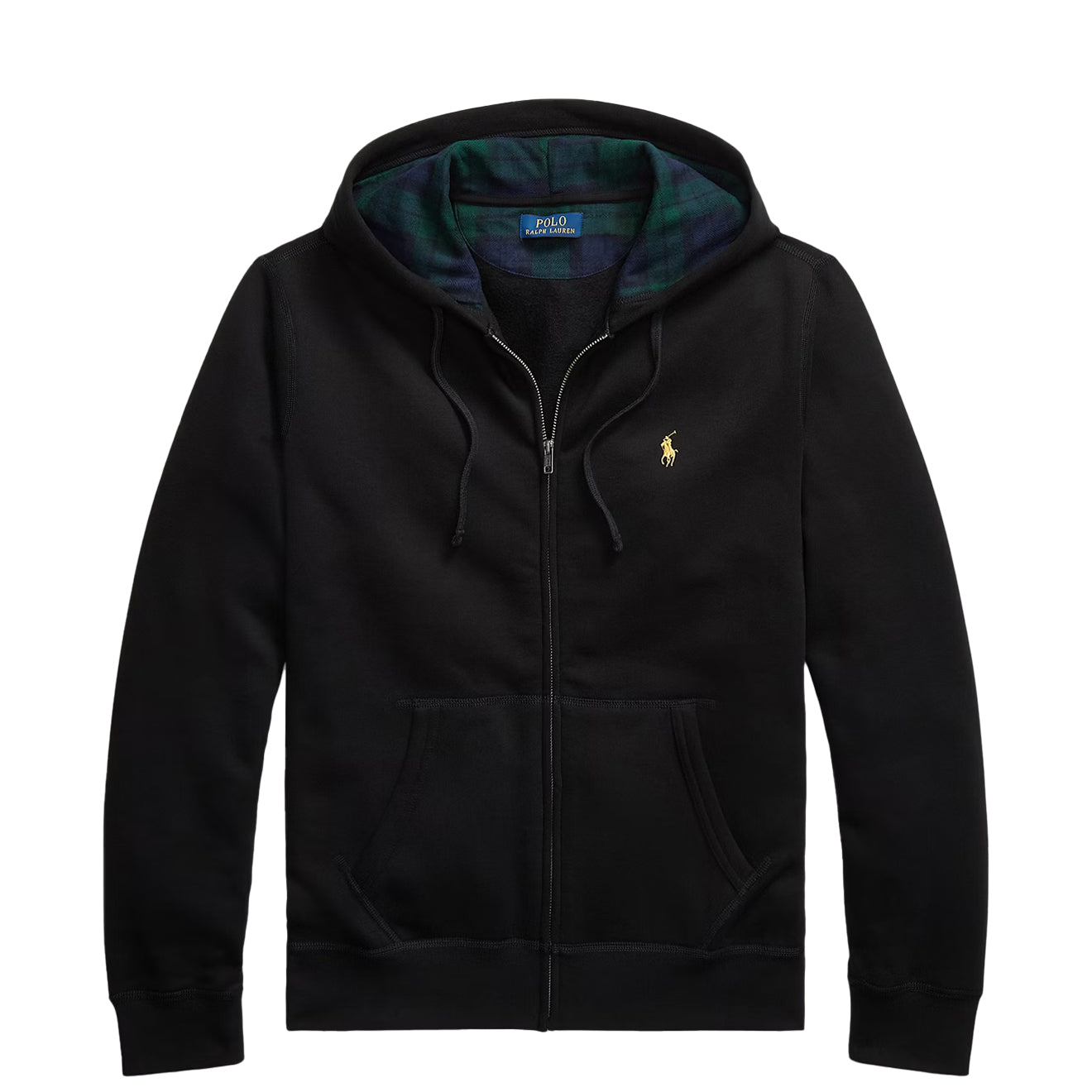 Polo Ralph Lauren The RL Fleece Full-Zip Hoodie Polo Black - The Sporting Lodge
