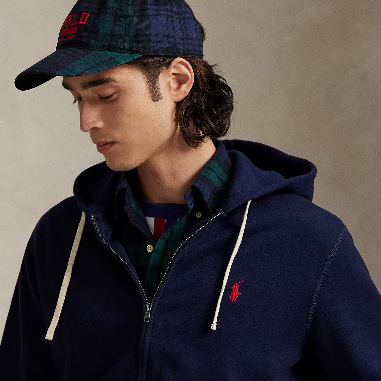 Polo Ralph Lauren The RL Fleece Hoodie Cruise Navy - The Sporting Lodge