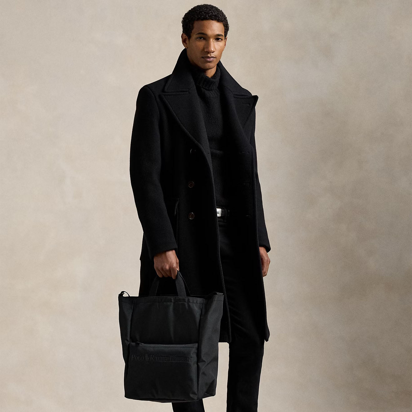 Polo Ralph Lauren Tonal Logo Tote Black - The Sporting Lodge