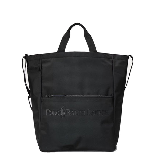 Polo Ralph Lauren Tonal Logo Tote Black - The Sporting Lodge