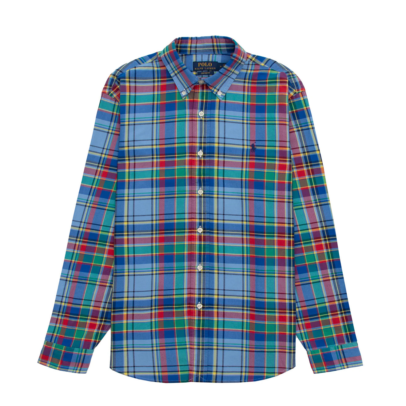 Polo Ralph Lauren Oxford Check Shirt Blue / Red Multi - The Sporting Lodge