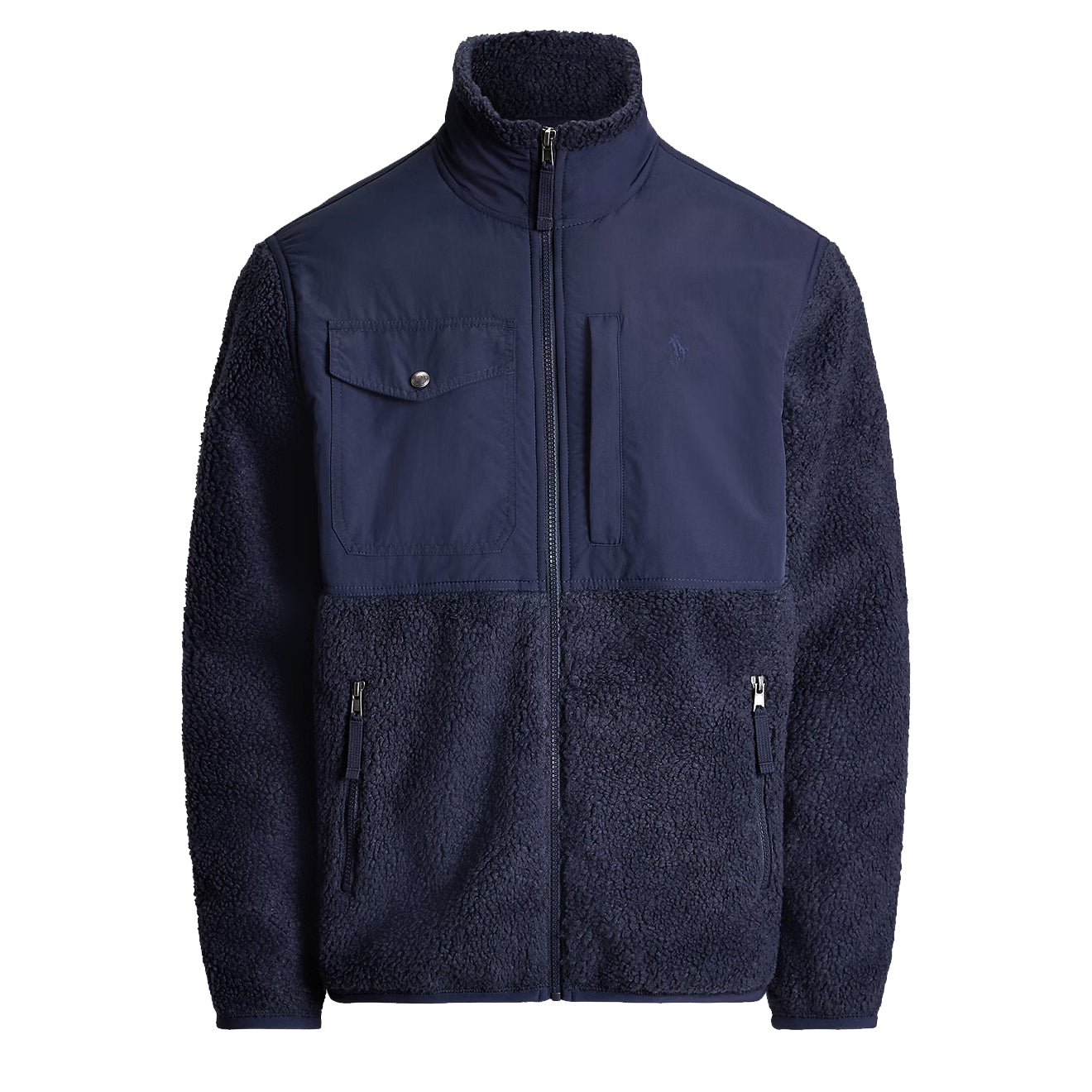Polo Ralph Lauren Water Repellent Hybrid Fleece Jacket Newport Navy / Newport Navy - The Sporting Lodge