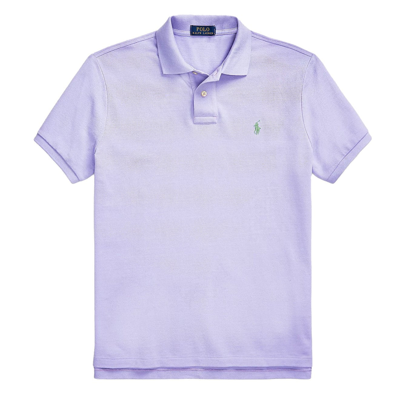 Polo Ralph Lauren The Iconic Mesh Polo Shirt Pastel Purple Heather - The Sporting Lodge