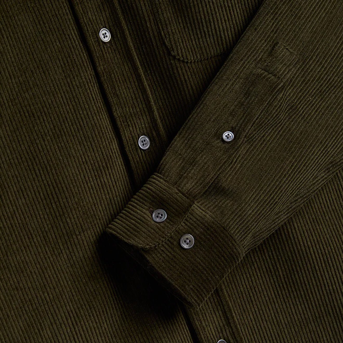 Portuguese Flannel Lobo 2.0 Button Down Olive - The Sporting Lodge