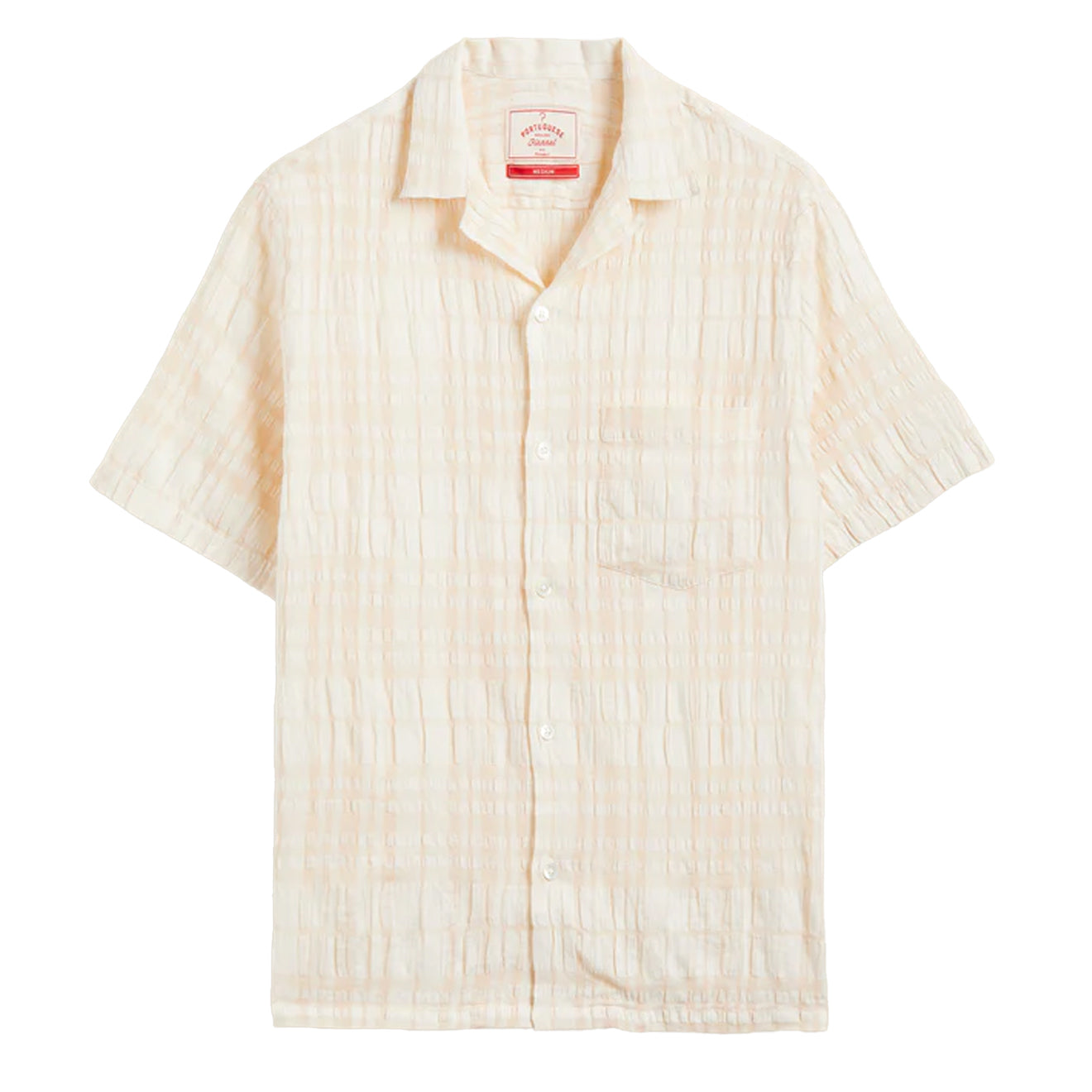 Portuguese Flannel Malcom S/S shirt Cream