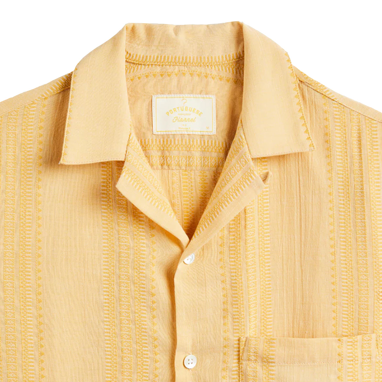 Portuguese Flannel Pacific Sun S/S shirt Yellow