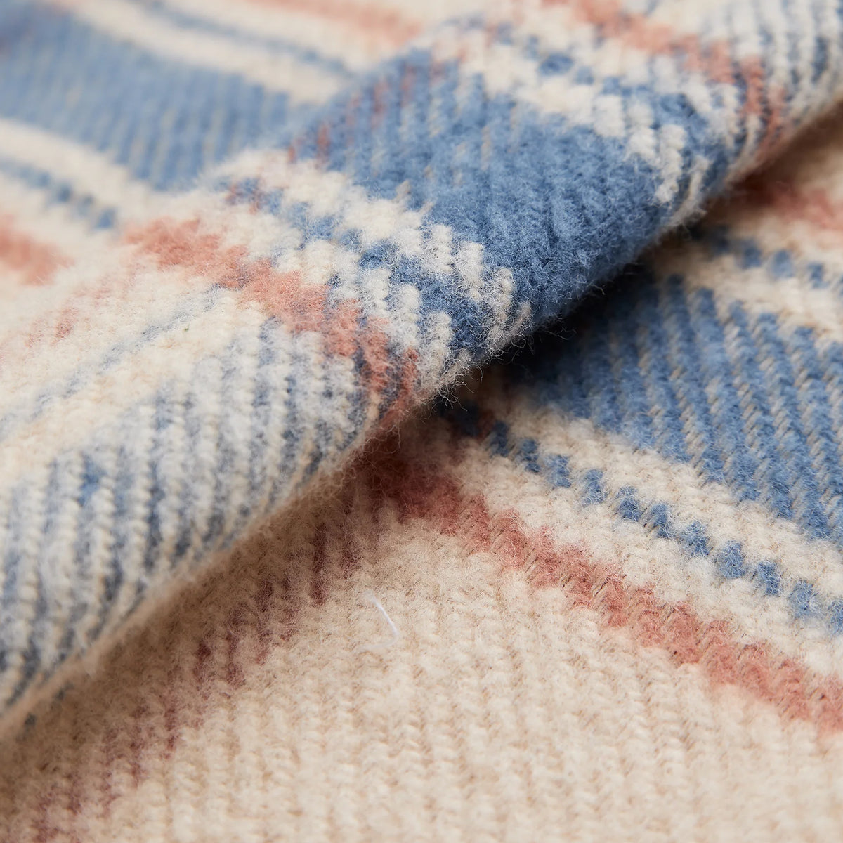 Portuguese Flannel Serena Shirt Cream / Blue