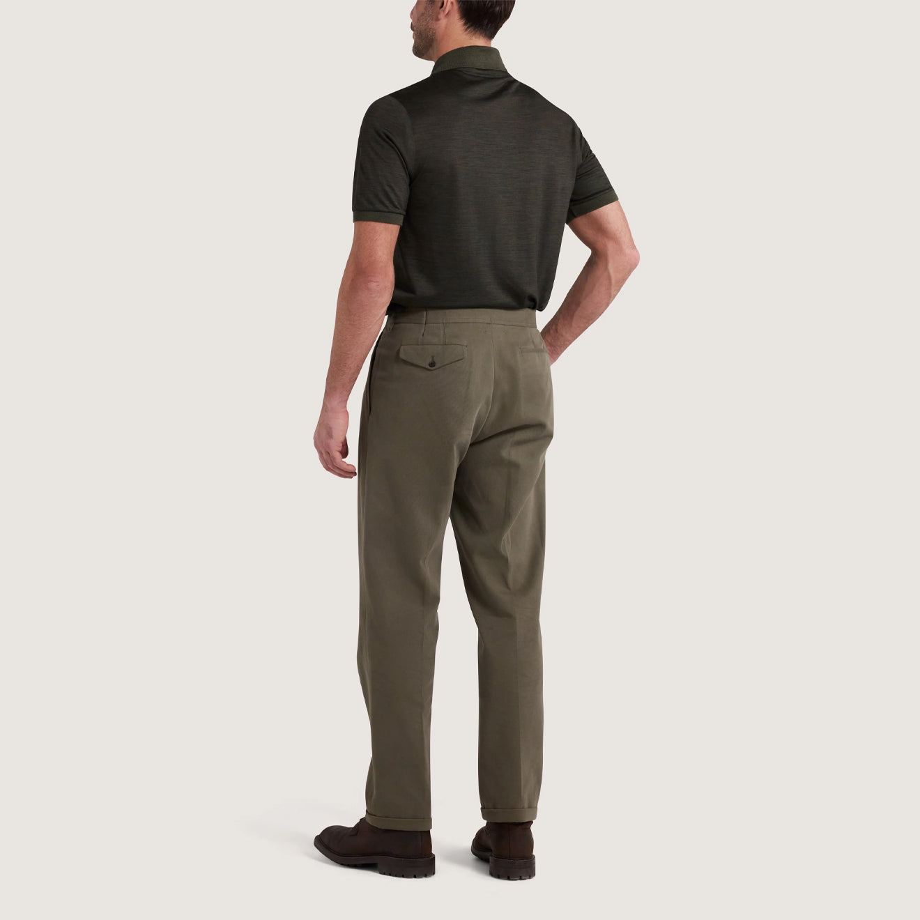 Purdey Merino Tech Pique Polo Loden - The Sporting Lodge