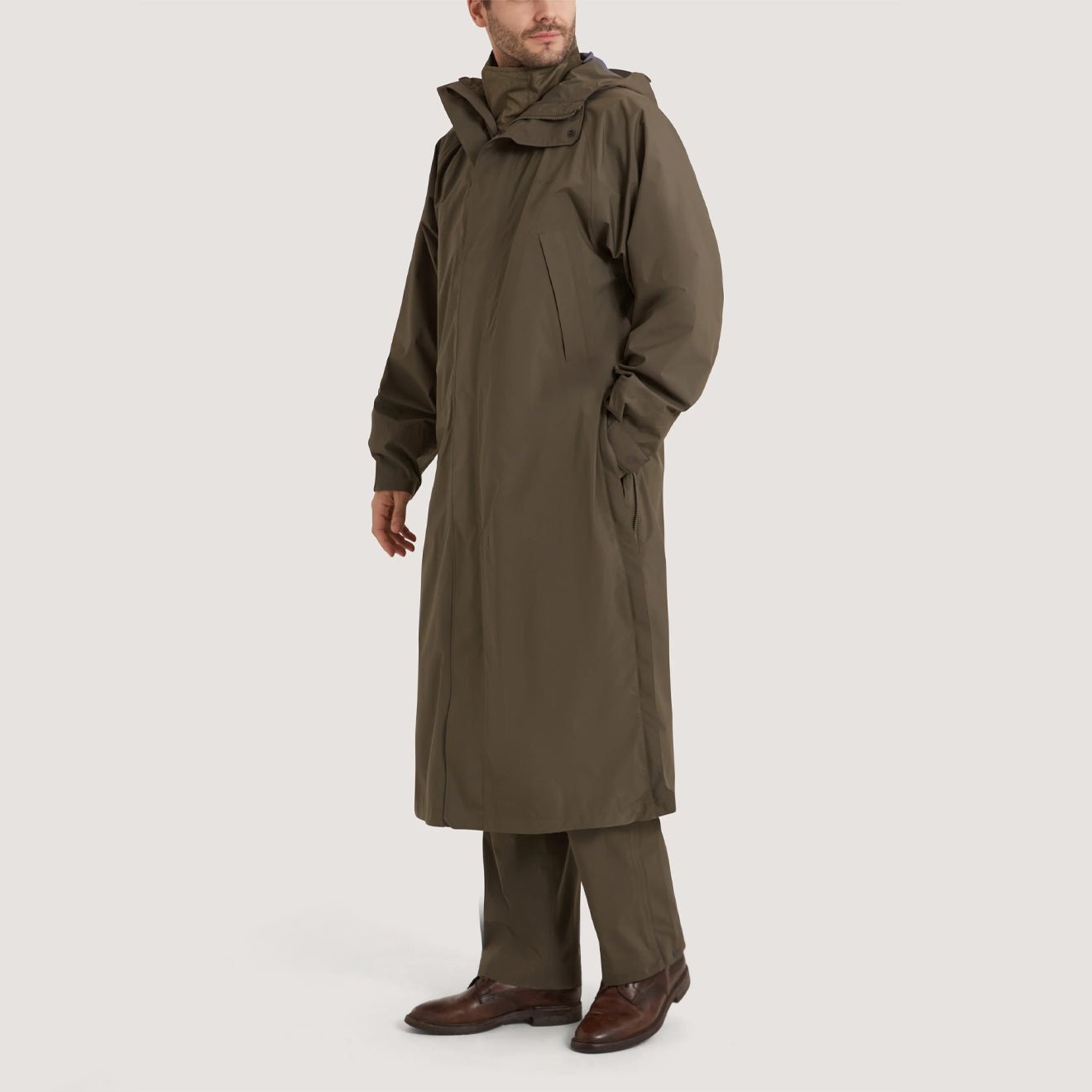 Purdey Stafford Lightweight Packable Cape Drab - The Sporting Lodge