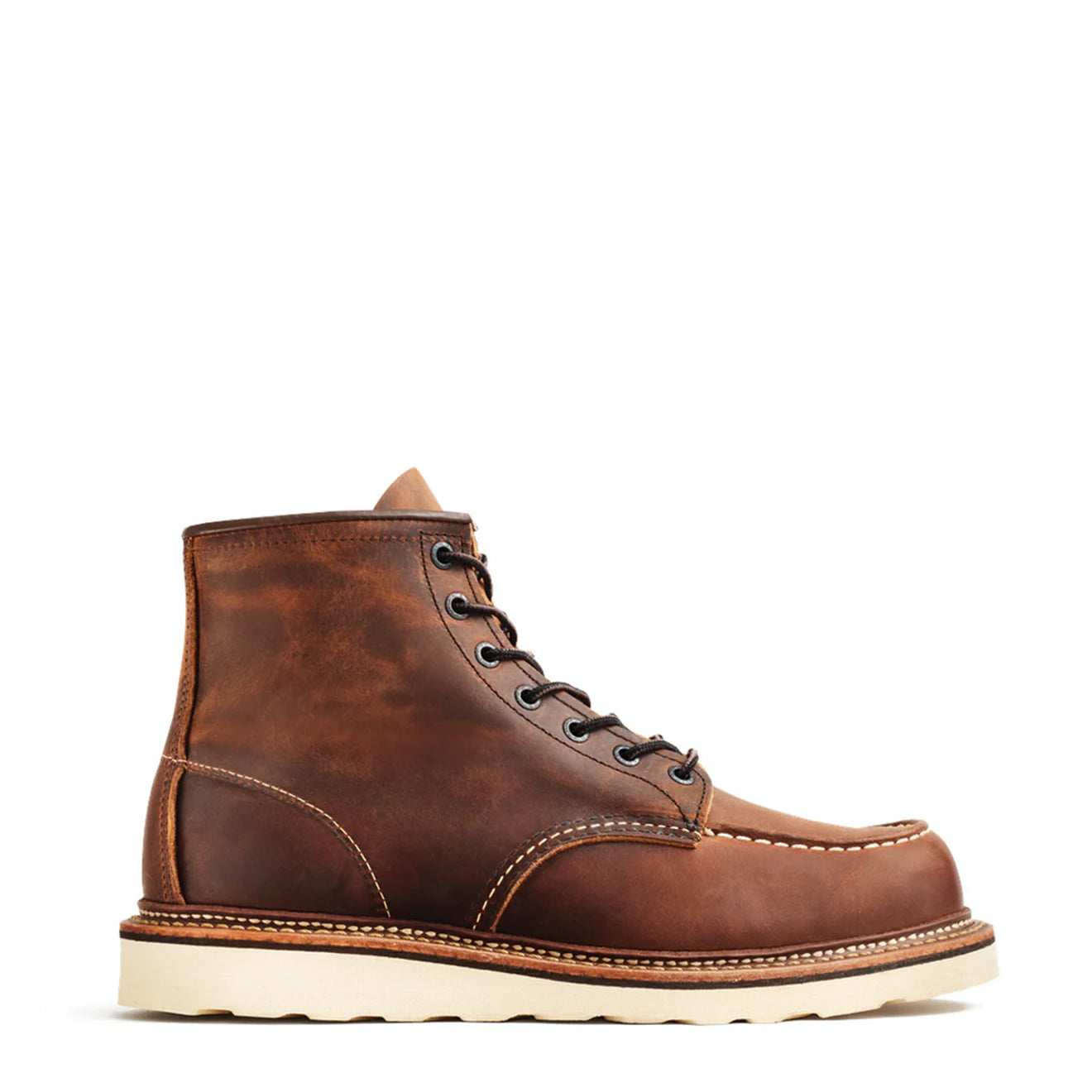 Red Wing Classic 6 Inch Moc Toe Boots Copper Rough and Tough - The Sporting Lodge