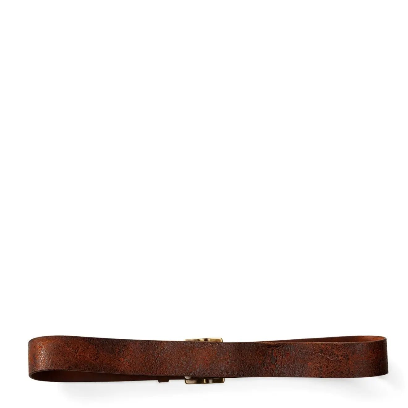 RRL by Ralph Lauren Jones Tumbled Leather Belt Tan - The Sporting Lodge