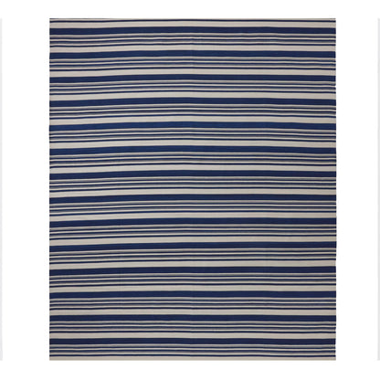 RRL By Ralph Lauren Area Rug Navy / Cream - The Sporting Lodge