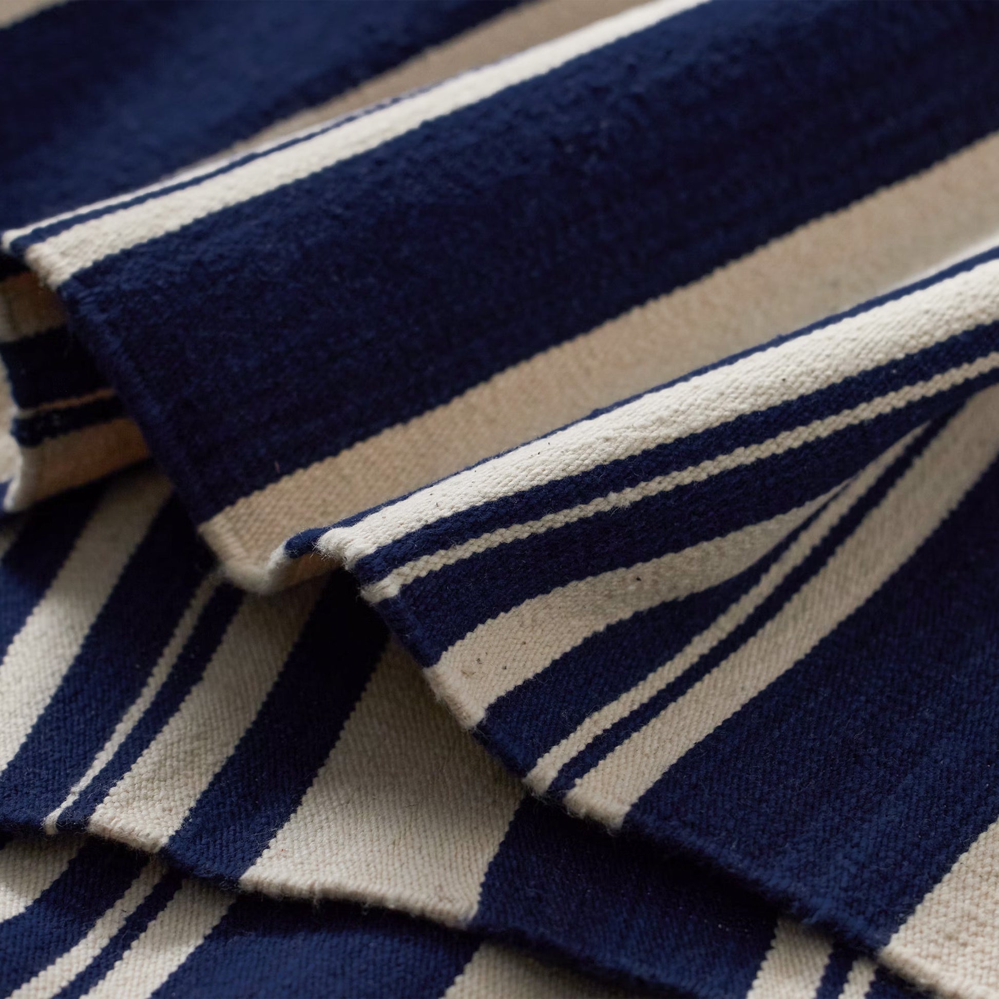 RRL By Ralph Lauren Area Rug Navy / Cream - The Sporting Lodge