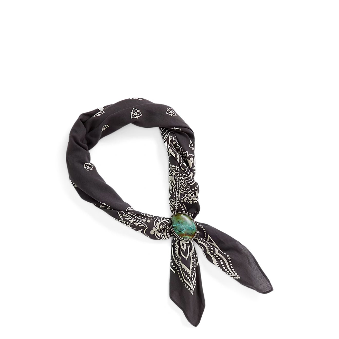 RRL By Ralph Lauren Bandanna Slider Gift Set Black Multi / Turquoise - The Sporting Lodge