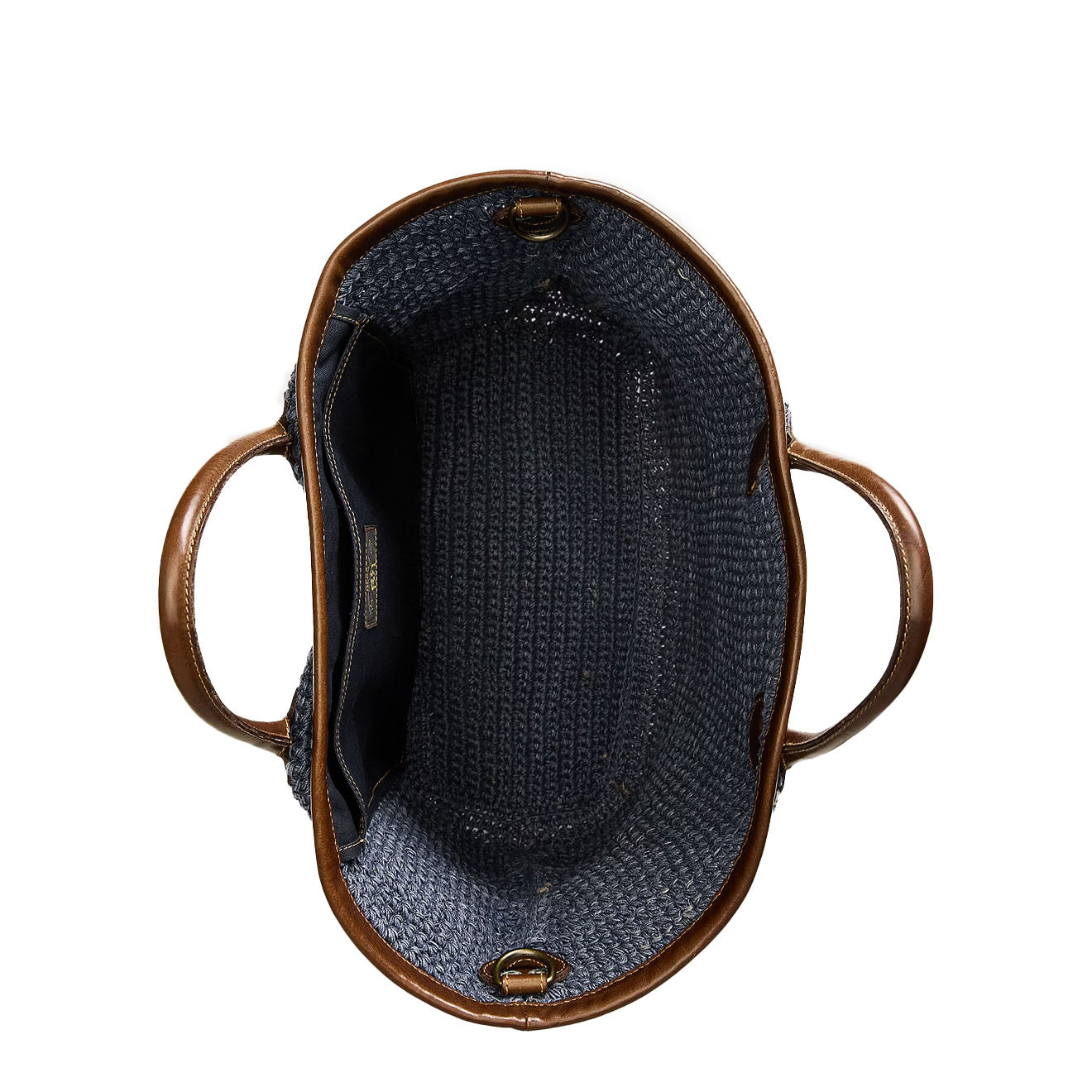 RRL By Ralph Lauren Beach Bag Tote Large Indigo / Brown - The Sporting Lodge