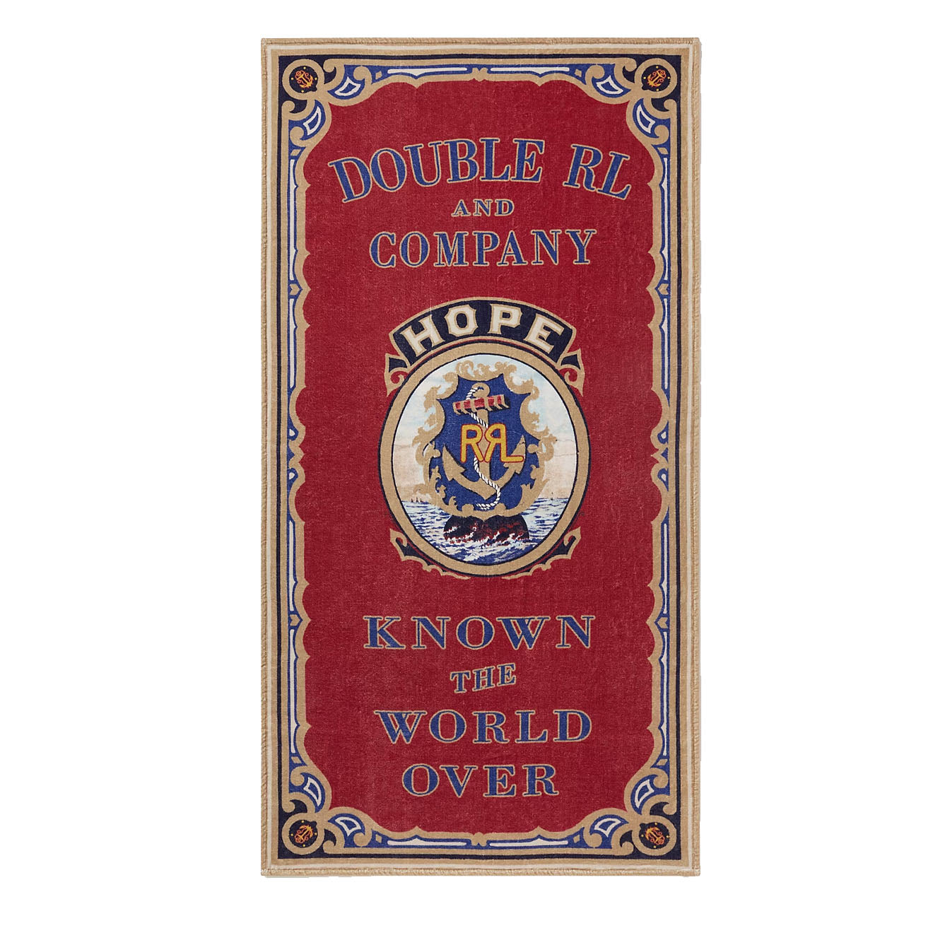 RRL By Ralph Lauren Beach Towel Red / Navy / Cream Multi - The Sporting Lodge