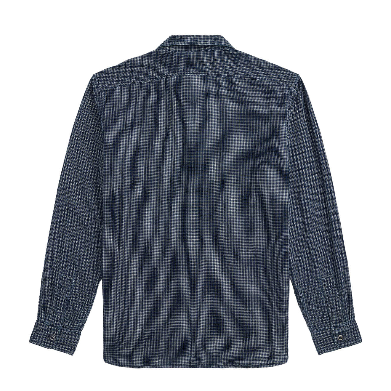 RRL By Ralph Lauren Checked Double Faced Workshirt Indigo