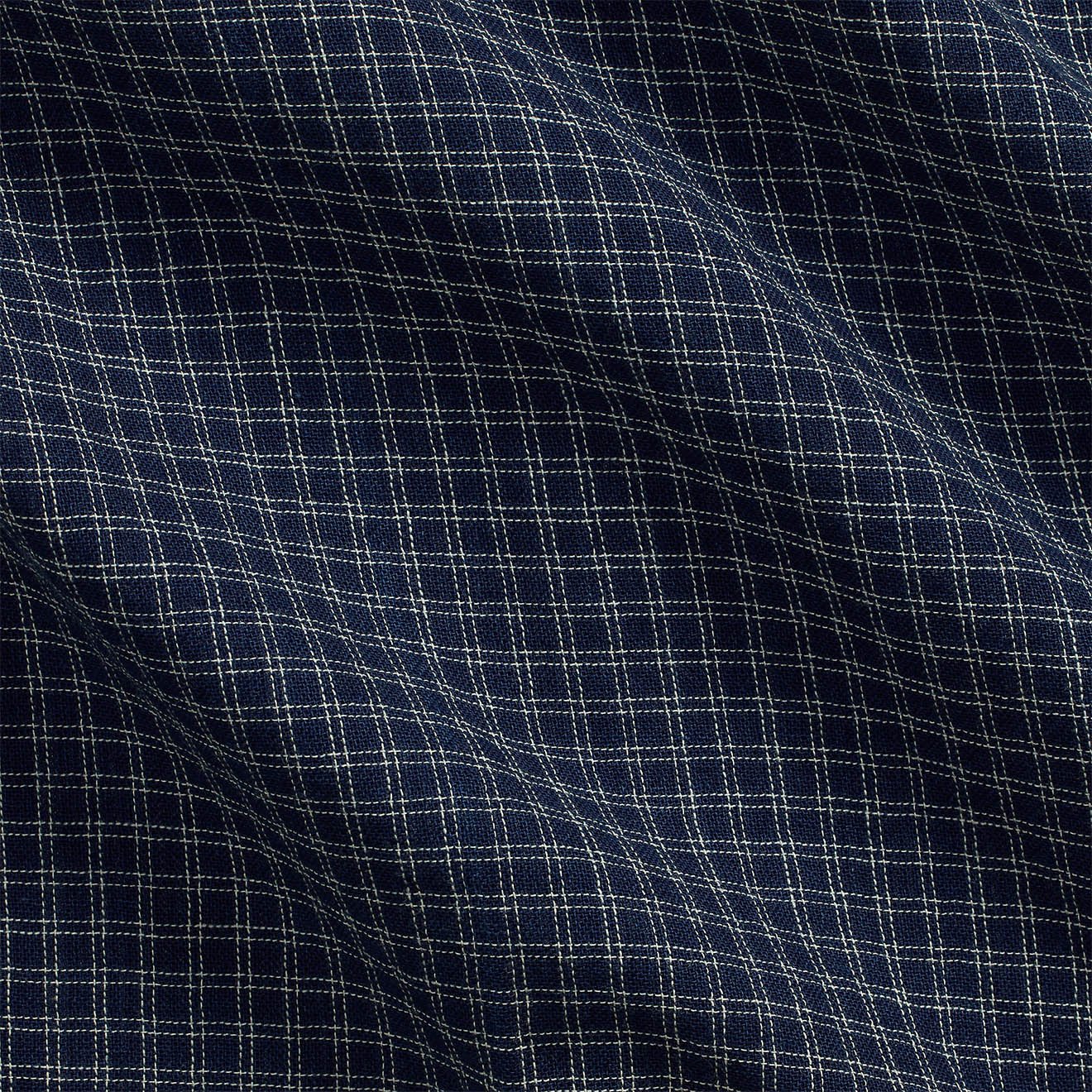 RRL By Ralph Lauren Checked Double Faced Workshirt Indigo - The Sporting Lodge