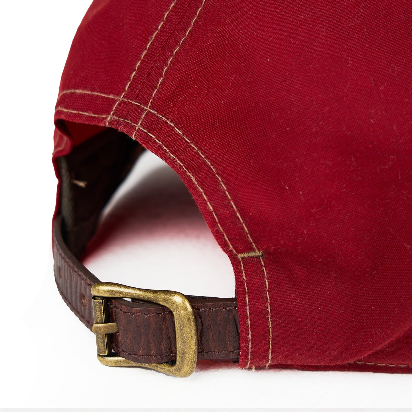 RRL By Ralph Lauren Corduroy Bill Oilcloth Ball Cap Vintage Red - The Sporting Lodge