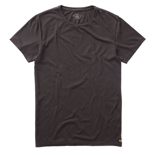 RRL By Ralph Lauren Crewneck S/S T-Shirt Squire Brown - The Sporting Lodge