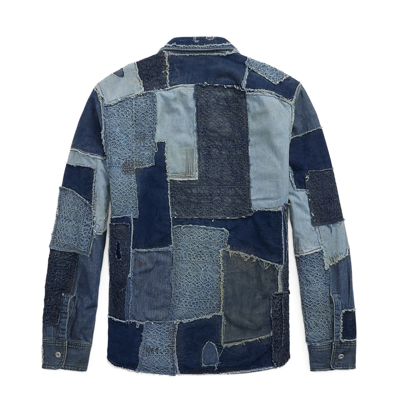 RRL By Ralph Lauren Denim Patchwork Shirt  Indigo