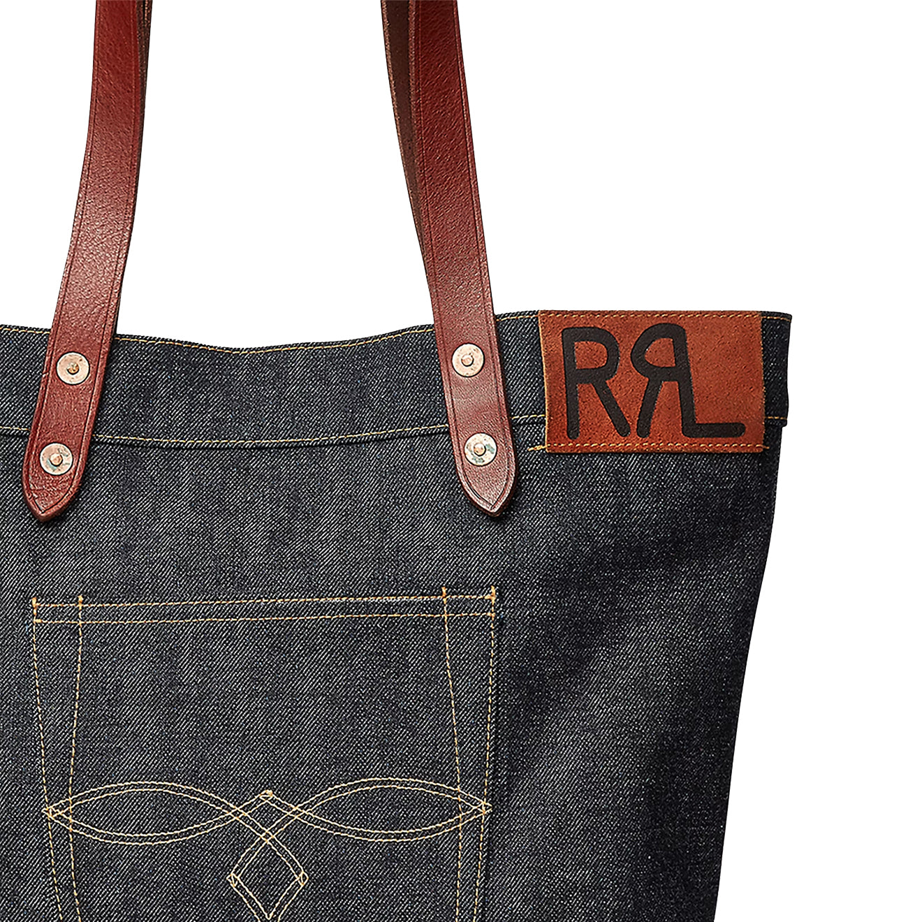 RRL By Ralph Lauren Denim Tote Indigo - The Sporting Lodge
