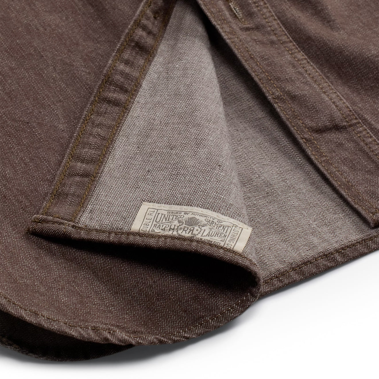 RRL By Ralph Lauren Denim Workshirt Brown