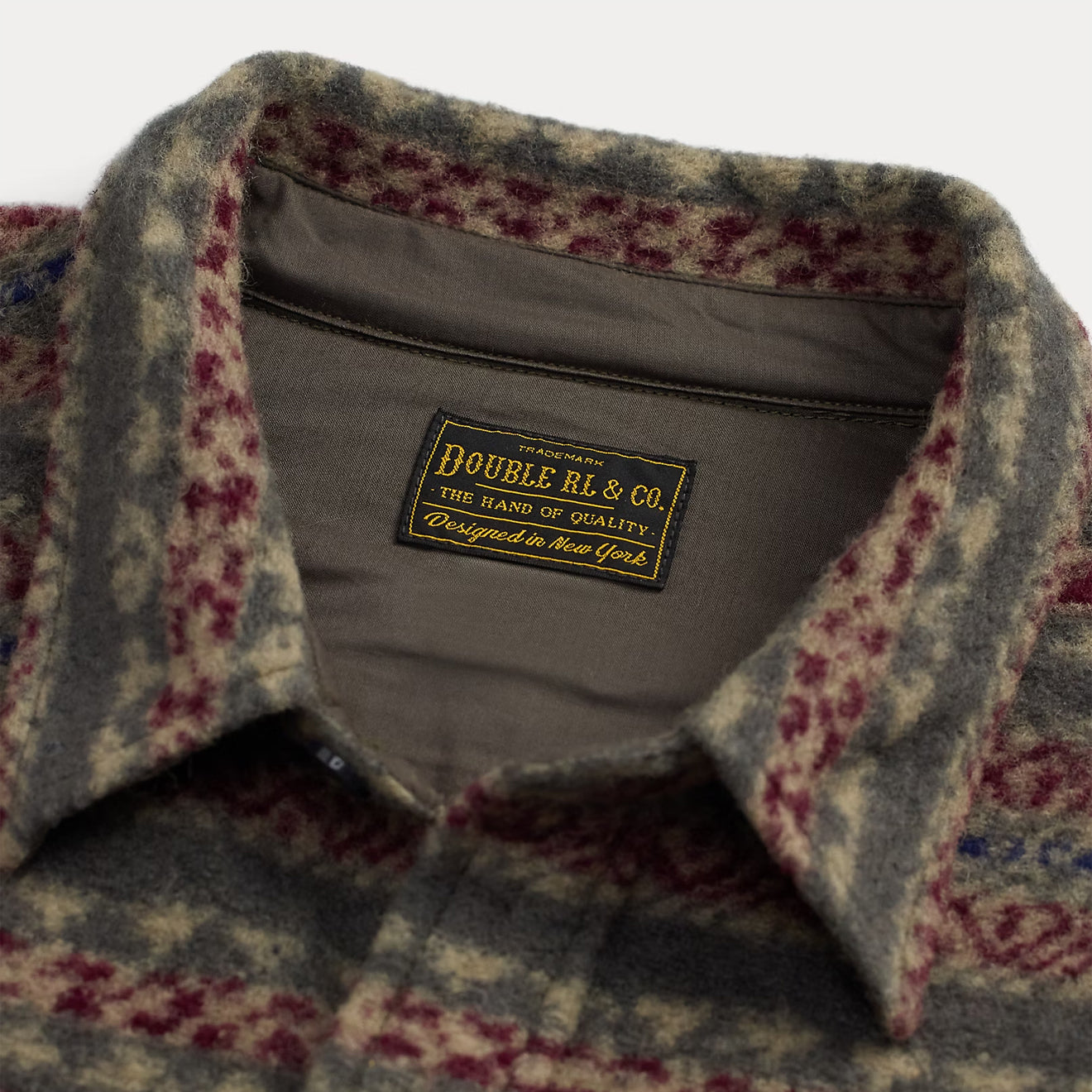 RRL By Ralph Lauren Fair Isle Wool-Blend Workshirt Red / Multi