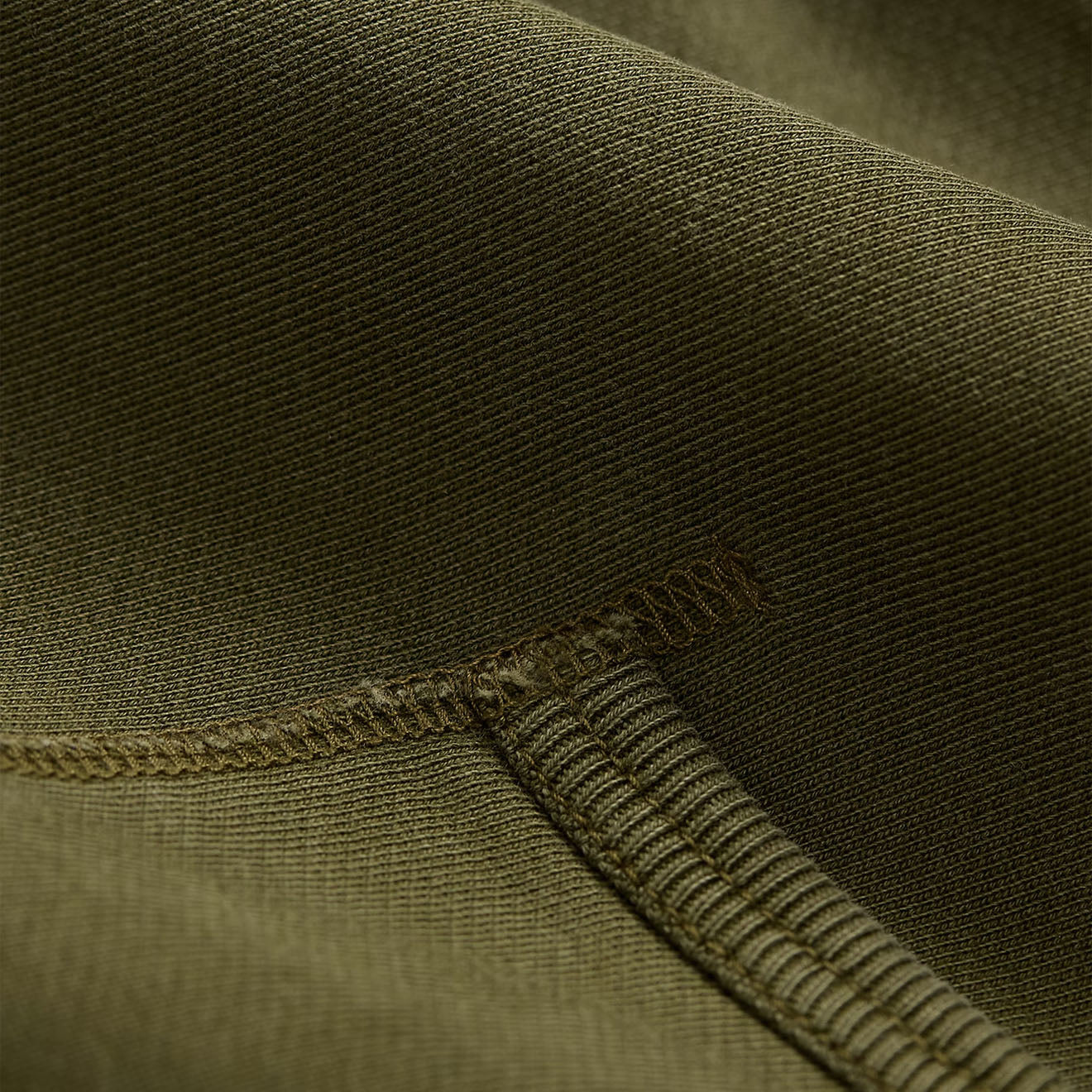 RRL By Ralph Lauren Garment-Dyed Fleece Hoodie Olive - The Sporting Lodge