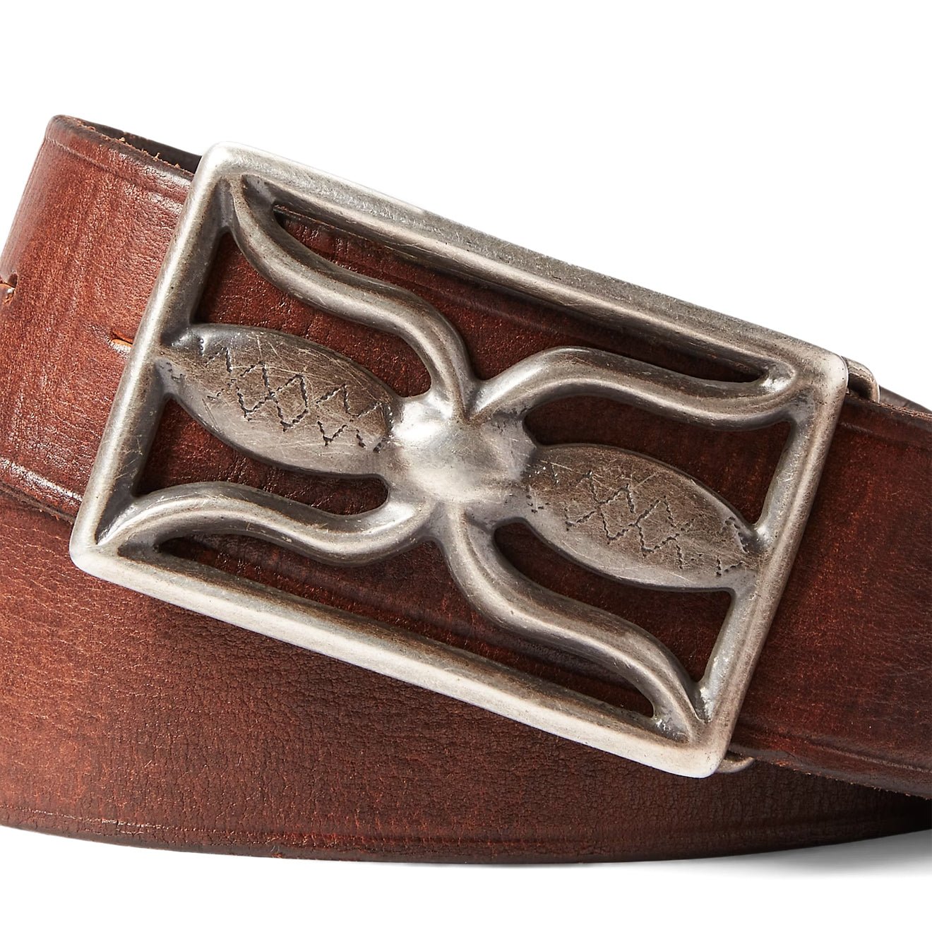 RRL By Ralph Lauren Hawkins Belt Medium Vintage Brown