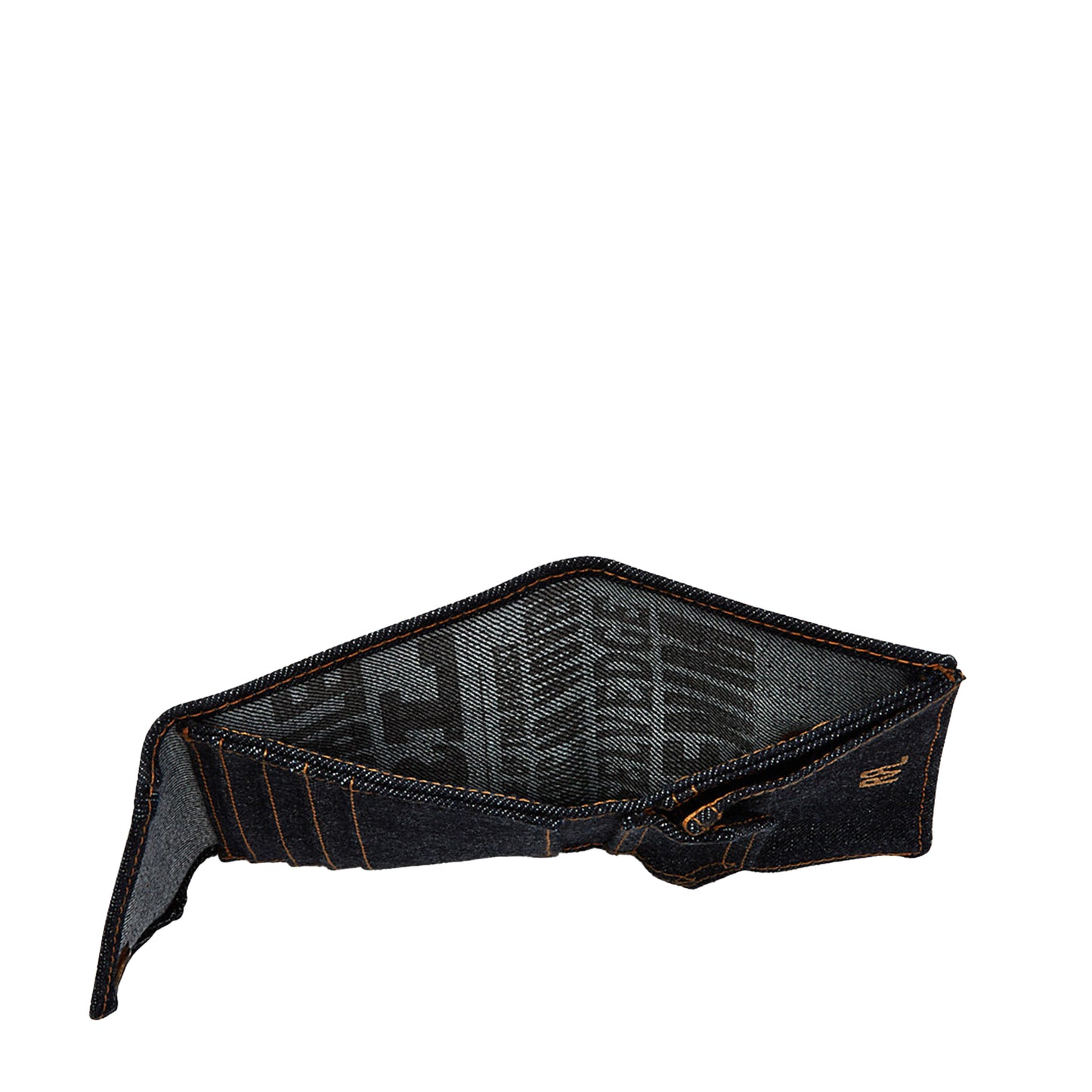 RRL By Ralph Lauren Indigo Denim Billfold Wallet Indigo