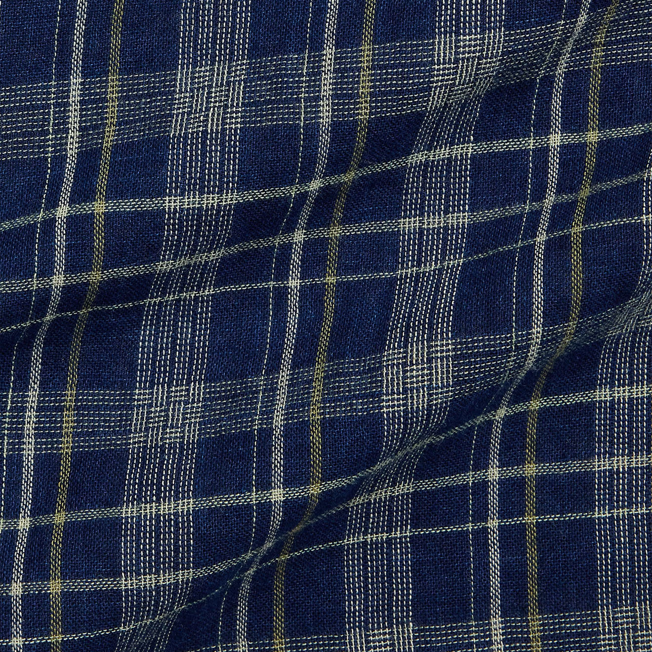 RRL By Ralph Lauren Indigo Plaid Double-Faced Workshirt Indigo Plaid/Strip - The Sporting Lodge