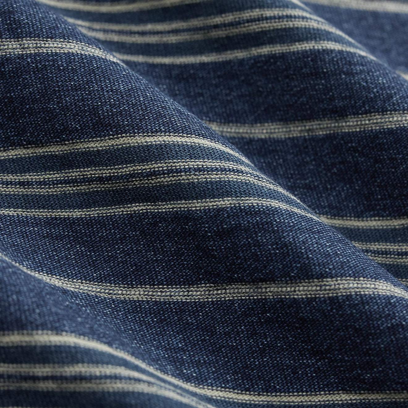 RRL By Ralph Lauren Indigo Striped Jersey T Shirt Indigo / Multi