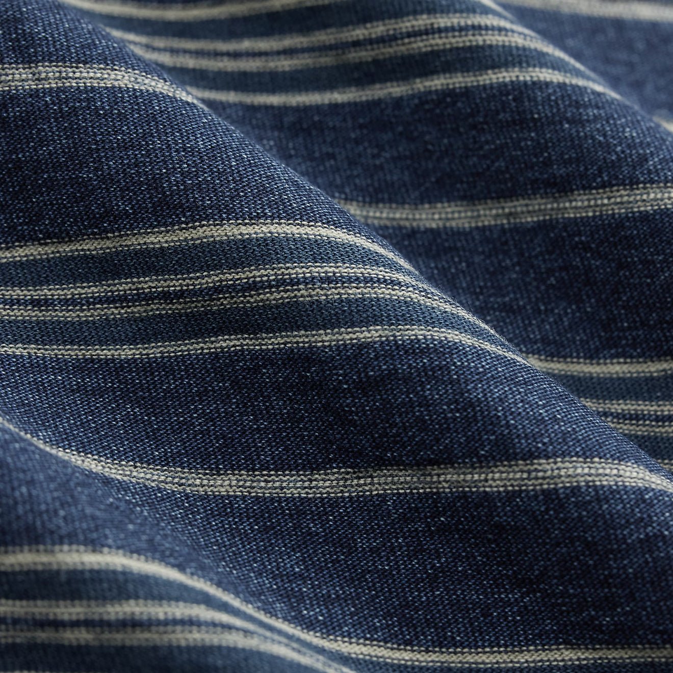 RRL By Ralph Lauren Indigo Striped Jersey T Shirt Indigo / Multi - The Sporting Lodge