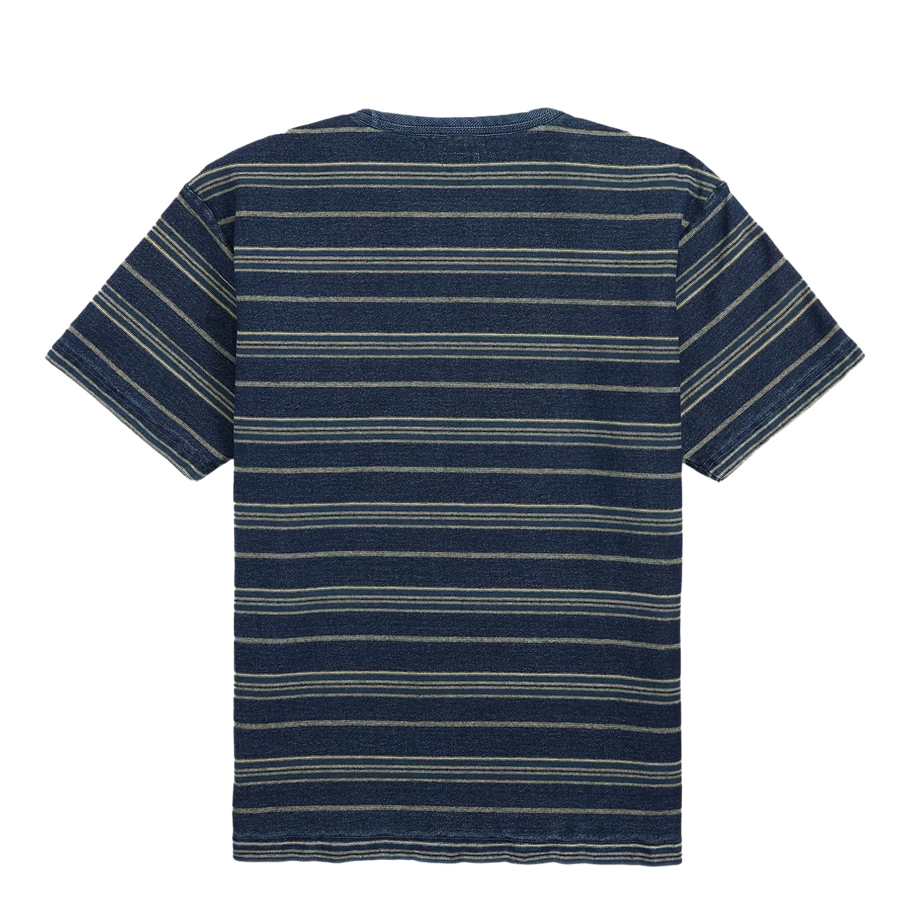RRL By Ralph Lauren Indigo Striped Jersey T Shirt Indigo / Multi