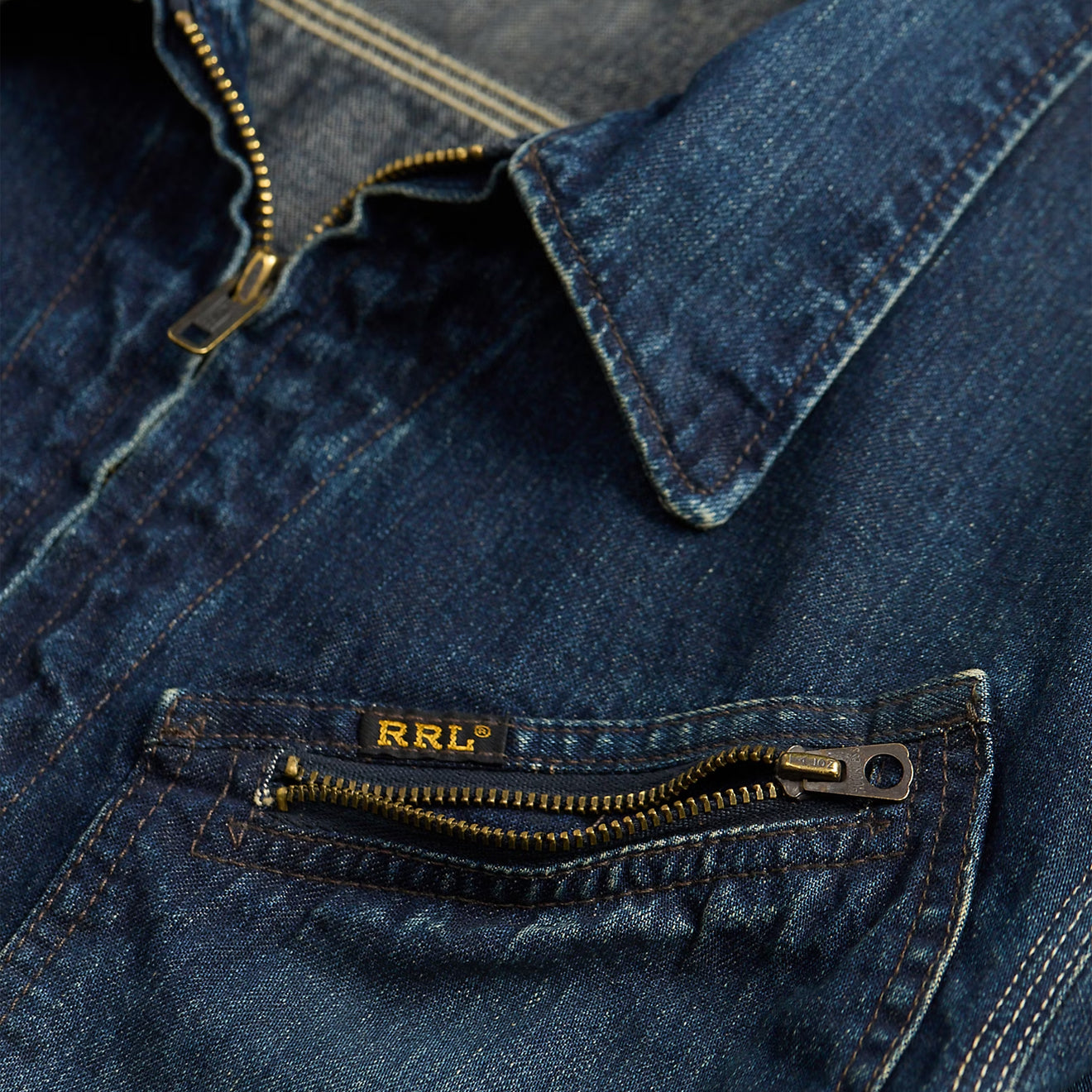 RRL By Ralph Lauren Jacket Unlined Shirt Jacket Leyton Wash - The Sporting Lodge