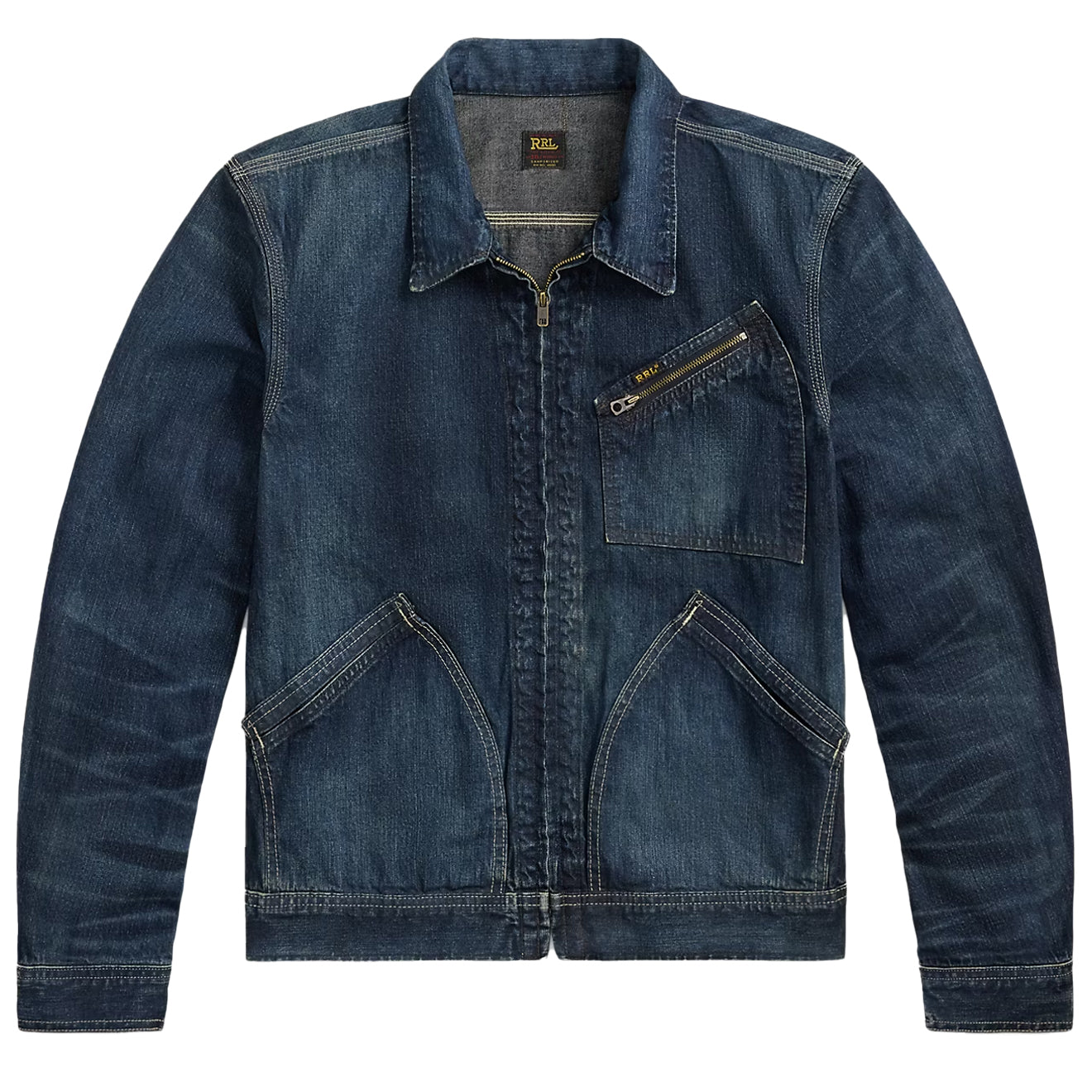 RRL By Ralph Lauren Jacket Unlined Shirt Jacket Leyton Wash - The Sporting Lodge