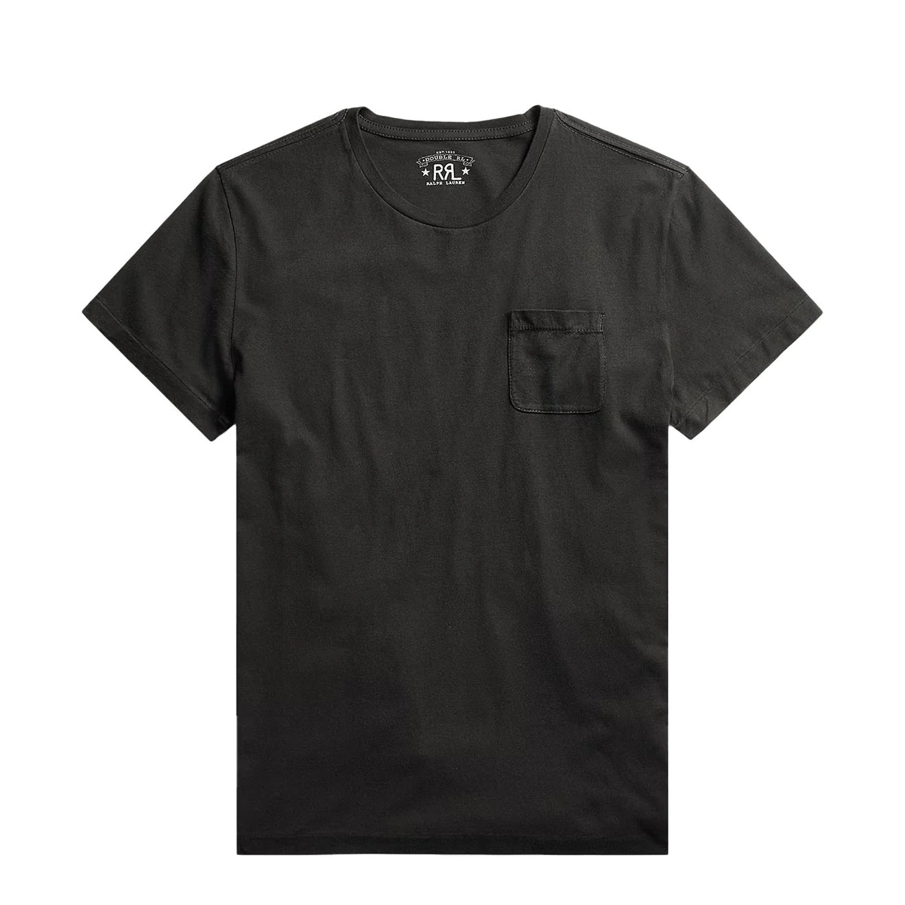RRL By Ralph Lauren Jersey Pocket T-Shirt Faded Black Canvas
