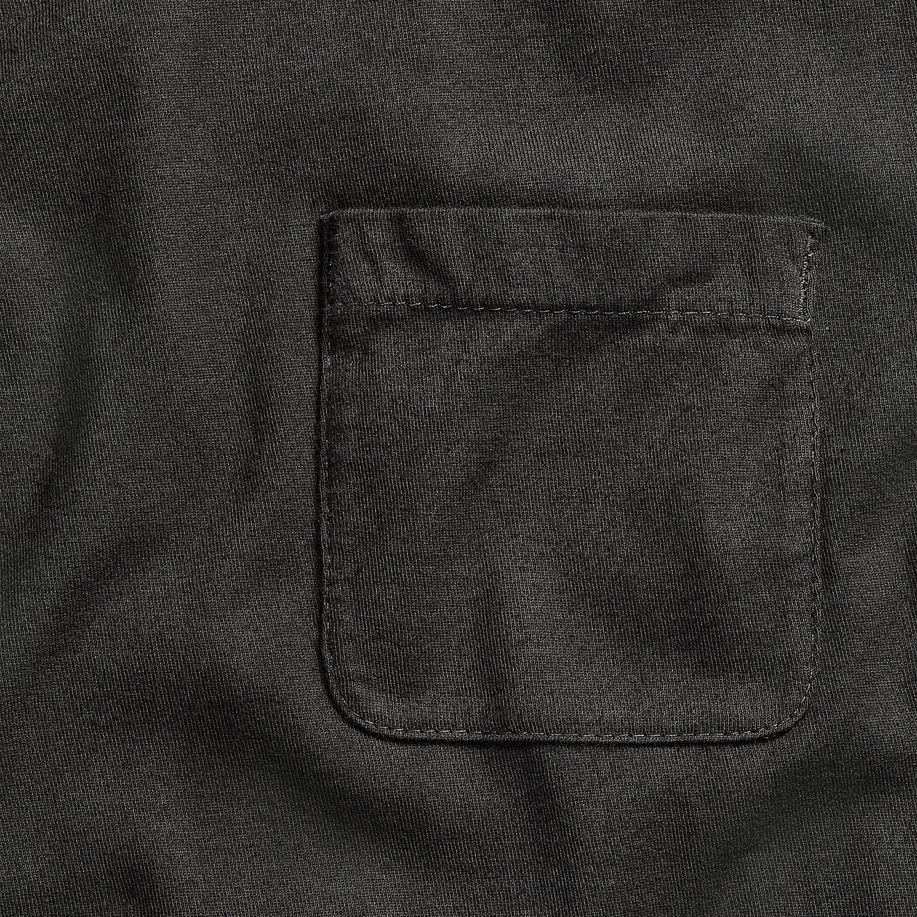 RRL By Ralph Lauren Jersey Pocket T-Shirt Faded Black Canvas - The Sporting Lodge