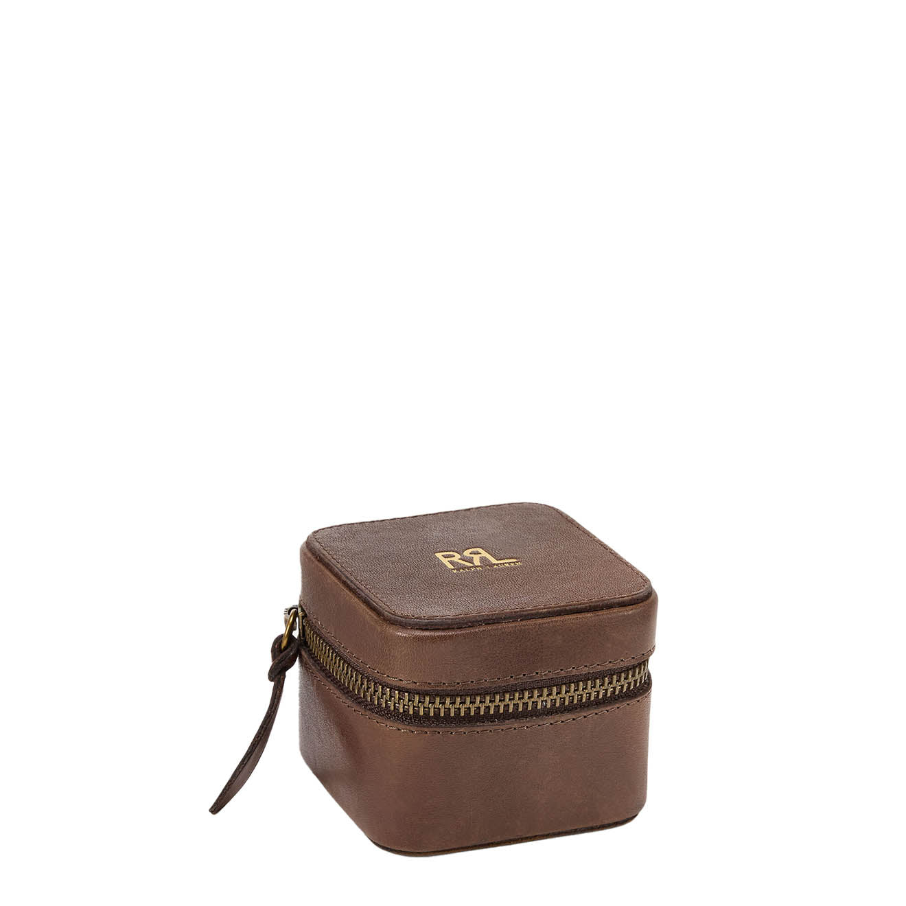 RRL By Ralph Lauren Leather Watch Case Dark Mahogany