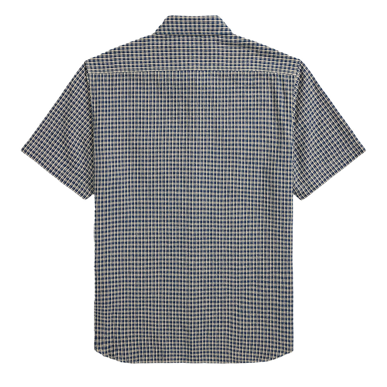RRL By Ralph Lauren Lee S/S Short Sleeve Sport Shirt Indigo Check - The Sporting Lodge
