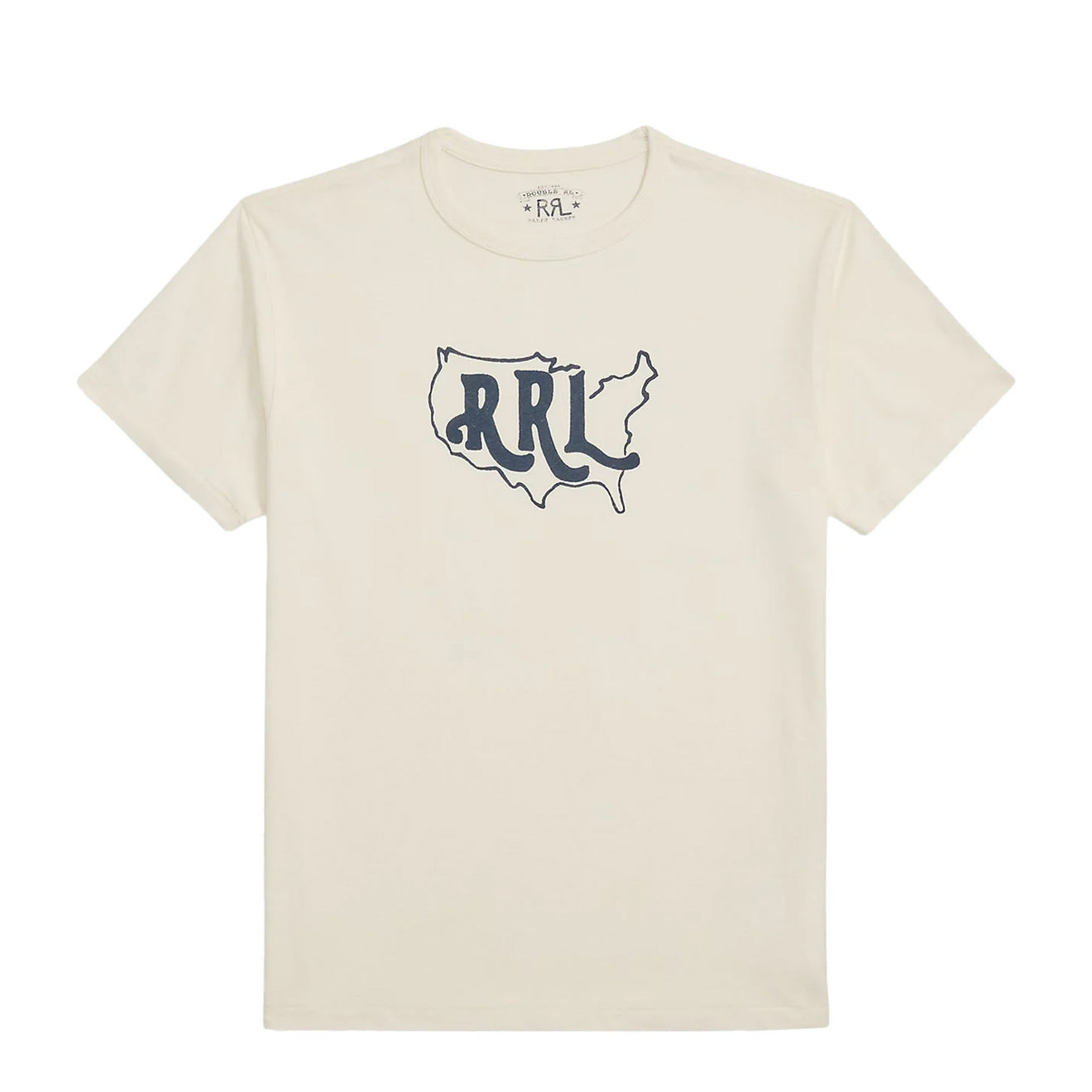 RRL By Ralph Lauren Logo Cotton-Hemp Jersey T-Shirt Warm White