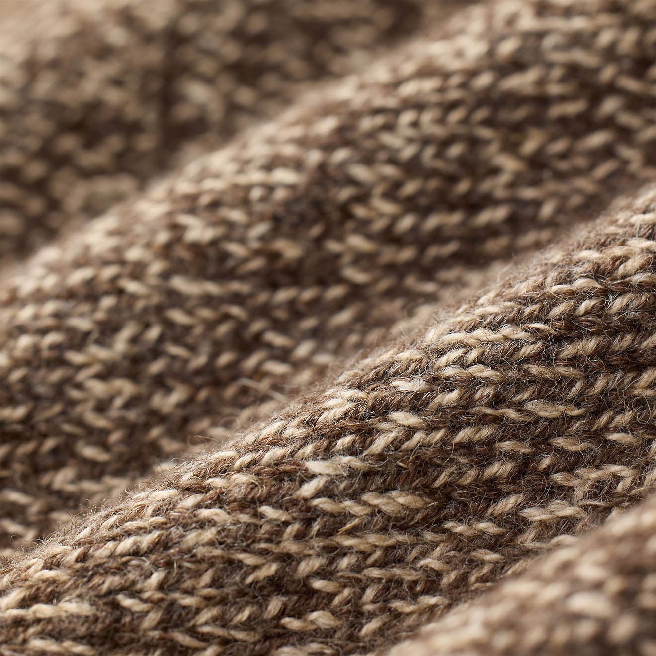 RRL By Ralph Lauren Marled Turtleneck Sweater Brown / Cream Multi - The Sporting Lodge