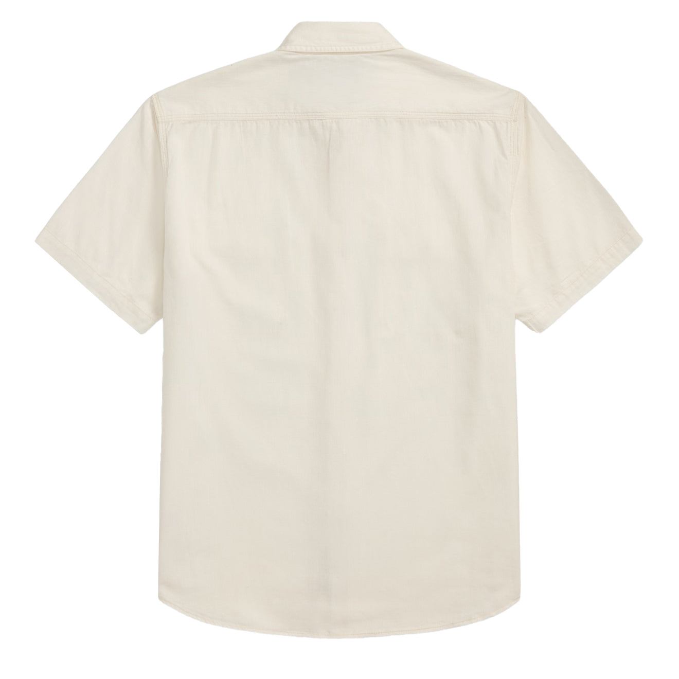 RRL By Ralph Lauren Matlock S/S Short Sleeve Sport Shirt Natural / Off-White - The Sporting Lodge