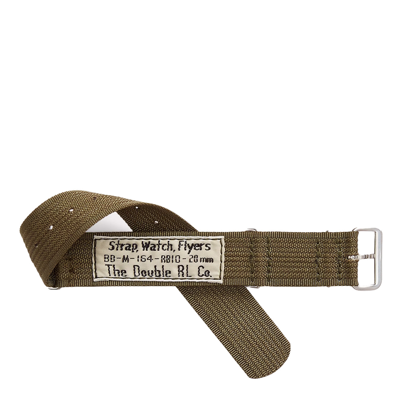 RRL By Ralph Lauren Nylon Wristwatch Strap Dark Olive - The Sporting Lodge