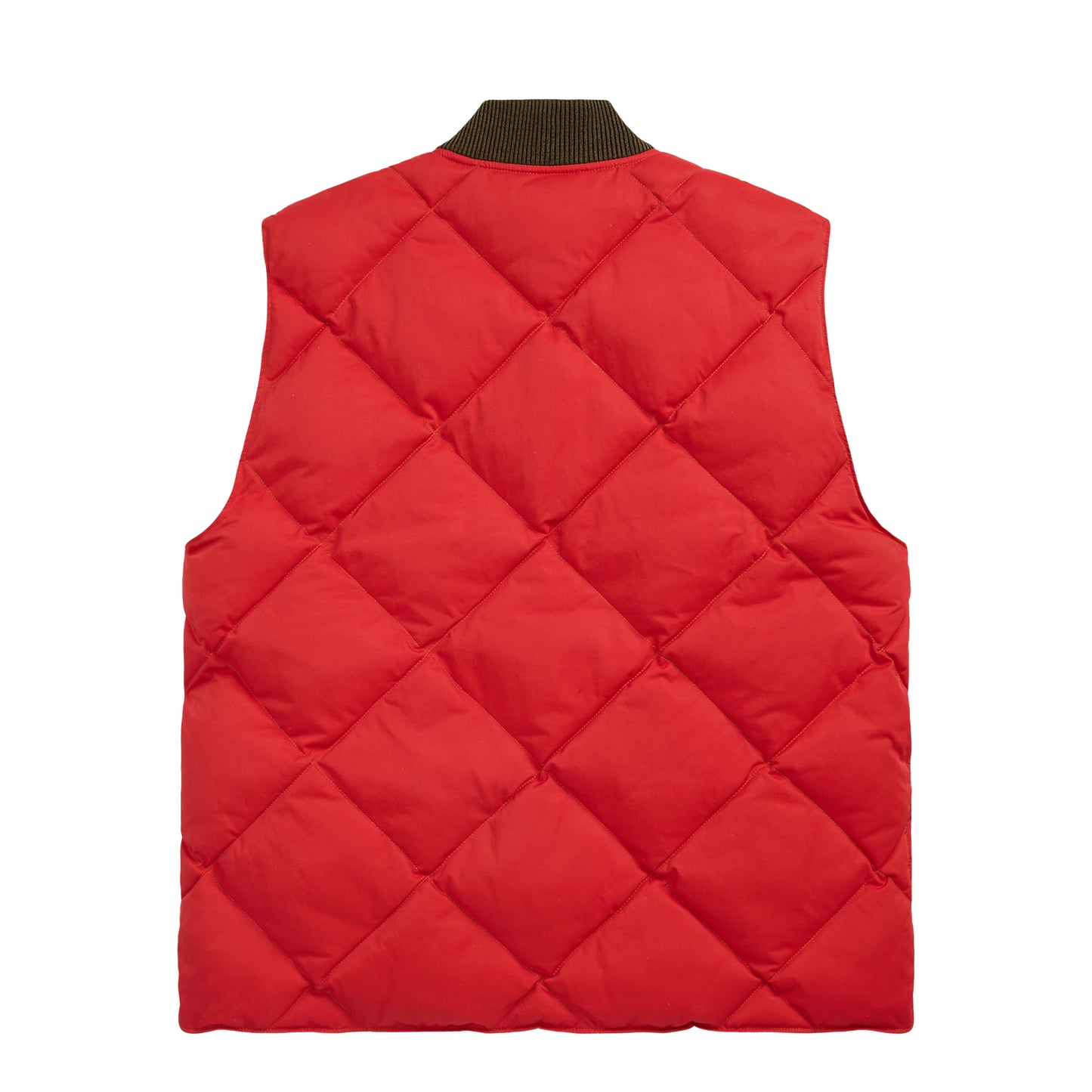 RRL By Ralph Lauren Quilted Vest Vintage Orange